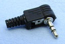 Philmore 70-097, Right Angle 3.5mm Male Stereo Mini Plug w/ Strain Relief