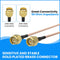 SMA-MM-20inch Jumper, MVO SMA Male to SMA Male Coaxial Cable Antenna Extender Cable Adapter RG316 Coax Jumper Connector(20 inches