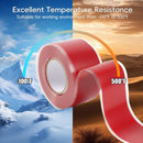 12-3406MV, SI Tape 1"x10' Cherry Red  Red Self Fusing Silicone Tape  - High Visibility Electrical Insulation Tape - Waterproof Rubber Grip Wrap for Tools & Sport