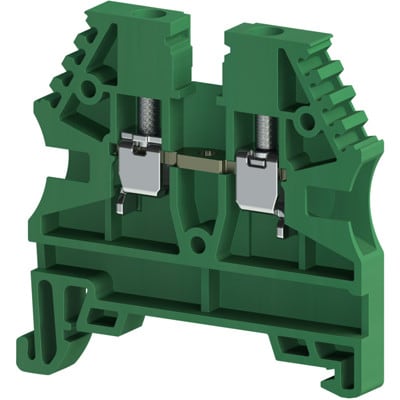 304 122-25PK AVK 2.5 FT Terminal Block Green 600V 20A