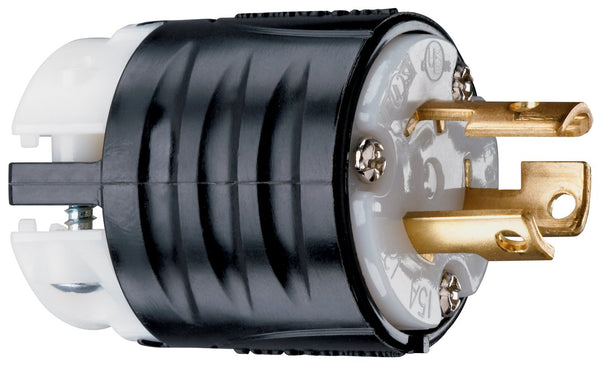 MV4720, MVO 15A 125V 2 Pole 3 Wire NEMA L5-15P Locking Plug