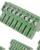 277-11285-nd, MVO 8 pin 3.5mm Pitch PCB Green Pluggable Terminal Block Connector with Separate Screw Hole