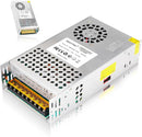 MV24-25-PS, MVO 24V @ 25A 600W DC Switching Power Supply, 110/220V to 24V DC Converter (SMPS), 24 Volt Power Supply for LED Strip Light, CCTV Camera Security System, 3D Printers