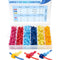 T TAP KIT, MVO  255 Pairs T-Tap Wire Connectors, Insulated Male Wire Tap Connectors, Self-Stripping Quick Splice Electrical Terminals for 22-10 AWG Gauge Wiring，Automotive Wiring
