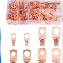 LUG KIT, MVO 60 Piece Copper Lug Assortment ~ 10, 8, 6, 4, 2, 1/0AWG Wire Sizes