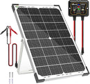 30W Solar Pannel Kit. MVO  30W Solar Battery Charger Solar Battery Maintainer + Upgrade 10A MPPT Charge Controller + Adjustable Mount Bracket for Car RV Boat Motorcycle，12V...