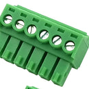 277-11284-ND, MVO 6 Pin 3.5mm Pitch PCB Green Pluggable Terminal Block Connector with Separate Screw Hole