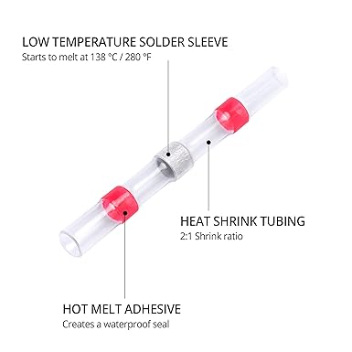 76-HISBC22-200 22-18awg Heat Shrink w/Solder 200pc