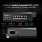 Yuan POE 6 Port, MVO 6 Port PoE Switch with 4 Ports PoE+, 2 Fast Ethernet Uplink, 10/100Mbps, 78W