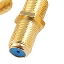 RFF-7734-3GH, PAN F81 Barrel Connectors High Frequency 3GHz Female to Female F-Type Adapter Couplers