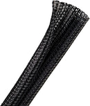F6F0.50TB-150, TechSlex 1/2'' Black Flame Ret Split Wrap 75ft
