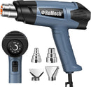 MVGHG1500A, MVO  Dual Temperature Heat Gun Kit With Fast Heat High And Low Settings 572F/1000F, Air Reduction Nozzle, Reflector Nozzle, And Two Deflector