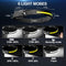 Head torch, MVO  Headlamp Rechargeable, 1000 Lumen Headlamps for Adults, 230 Angles Wide Beam Headlamp & Spotlight, Motion Sensor, 6 Modes, Lightweight Head Lamps...