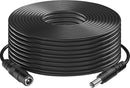 2.1x5.5mm 60ft, MVO DC Power Extension Cable 60ft, 12V DC Extension Cord 2.1mm x 5.5mm Male to Female Power Cord for Outdoor Security Camera, Power Supply, IP Network Camera, Dvr Standalone