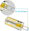 G4LED12VWW G4 LED Bulbs JC Bi-Pin Base Light Bulbs 3W AC/DC 12V 20W-30W T3 Halogen Bulb Replacement Landscape Bulbs(Warm White 3000K)