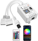 MVRGBW Controller Smart WiFi RGBW LED Controller 2-Output 5 Pin with 24-Key