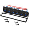 Switch Panel 6 Round Blue LED 12v 20A on/off