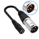 ADAPTXLR M-2.1  F, MVODC Power 5.5 x 2.1mm Female to 3 Pin XLR Male Power Adapter Cable,for Skateboard Bikes, Balance Bikes,Electric Bikes