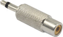 533A, Philmore RCA to 3.5MM Audio TS Adapter 3.5mm 1/8" Mono Plug Male to RCA Female Jack Adaptor Connector（Silver