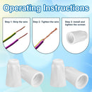 WN-HT-4, MVO 10 PK  Ceramic Wire Connectors 18-8 AWG High-Temp Insulated wist Caps & Nuts