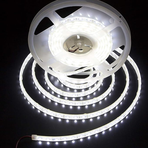 MVSTVOFSW12N Water Proof White LED Strip Lights, Bright 300 LEDs, 6000K Dimmable Light Strip 16.4ft