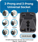 USA to New Zealand, MVO Australia, New Zealand, China Power Plug Adapter with 2 USA Inputs