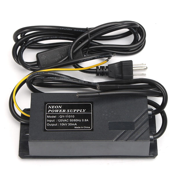 Neon 10K Transsformer, MVO 10KV 30mA Power Supply for Glass Neon Sign Electronic Neon Light Transformer 120V AC 50Hz/60Hz