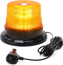 MVSTROBEAMBER, MVO Amber Beacon Strobe Lights w/Magnetic Base, 12-24V Warning Safety Flashing Emergency Mini Light Bar for Trucks Vehicles Car