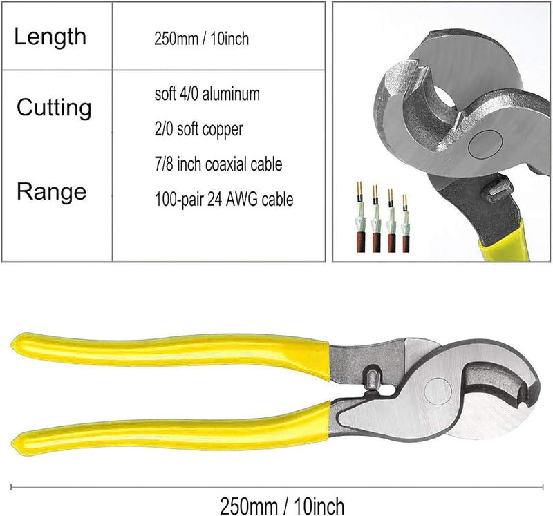 MVHX-50B-CUTTER Cable Cutter for 10,8,6,4,2 and 1/0