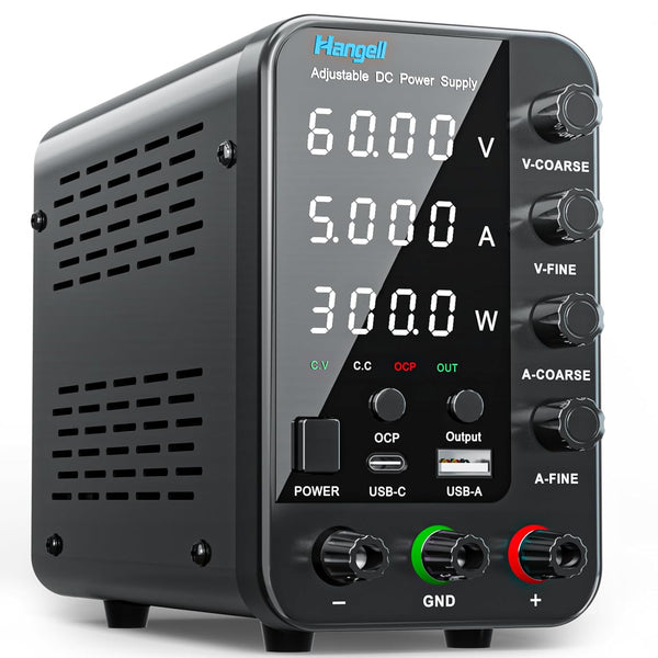 MV605D, MVO DC Power Supply Variable, 60V 5A Bench Power Supply