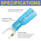 MVO 770222L-25 Heat Shrink Insulated Spade Terminal 16-14 AWG #10 Blue 25pk
