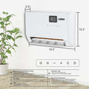 PTC-SL001 JNDRO Wall-Mounted Space Heater with Thermostat and Remote Control