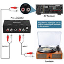 MVPRE600. MVO PRE600 Subsitute  Phono Preamp for Turntable- Mini Electronic Audio Stereo Phonograph Preamplifier with RCA Input, RCA/TRS Output, Low Noise Operation, with 12 Volt DC Adapter