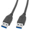 Calrad 72-135-3 USB Cable Version 3.0 Type A Male to Type A Male 3'