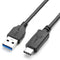 72-155-3 USB 3.0 (USB 3.1 Gen 1) Type ‘C’ Male to Type ‘A’ Male Cable, 3ft.