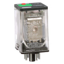 Schneider 750XBXRM4L-120A, DPDT 120 Volt AC Coil 10A General Purpose Octal Relay