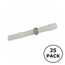 76-HISBC26-25, 26-24AWG Heat Shrink Insulated Butt Connector w/ Solder Ring 25 Pack
