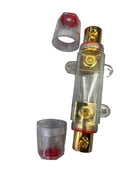 FH-ANL04, QUAL 1/0 to 4AWG ANL High Power Single Fuse Holder ~ Gold Plated