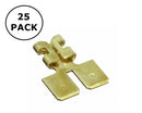 7MMF-250-25, 3M 0.250" Non-Insulated Double Male to Female Adapter 25 PACK