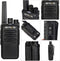 MvRT-68, MVO (PACK OF 2 ) Two-Way Radios Long Range, Walkie Talkies for Adults, 2 Way Radio with Earpiece, Walkie Talkie Rechargeable with Charging Base