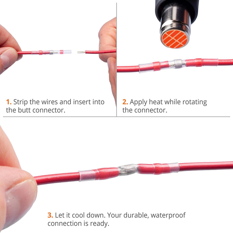 76-HISBC22-200 22-18awg Heat Shrink w/Solder 200pc