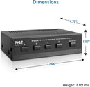 MV9995, MVO 4-Zone Channel Speaker Switch Selector - Premium New & Improved Switch Box Hub, Distribution Box for Multi-Channel High Powered Stereo Amp A/B/C/D