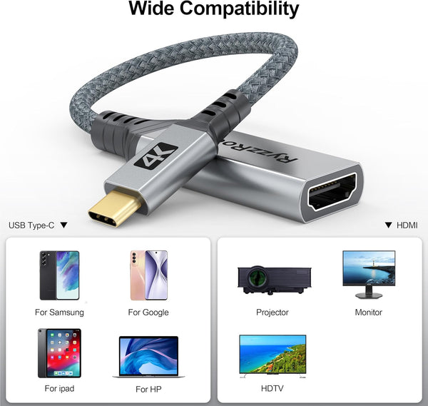 MVUSB"C"-HDMI USB C to HDMI Adapter 4K