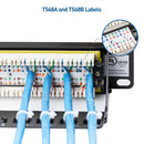 6EPP24 Wavenet Rackmount 1U 24 Port Network Patch Panel with Support Bar (19-inch Cat6 Patch Panel / RJ45 Patch Panel)