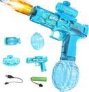 Water Gun ,MVO Electric Water Gun with Muzzle Flash & Recoil Effect,500CC High Capacity Automatic Squirt Guns,Up to 32 FT Range