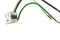 8545-White, MVO Panel Mount 5-15R AC Socket w/ 6" Wire Leads