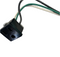 8545 Black, MVO PANEL MT. AC RECEPTACLE-LEADS TERM.