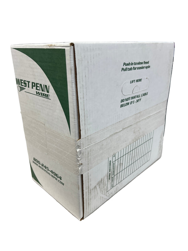 224GY1000, West Penn 2C 18awg Strnd,Unshld,PVC Jacket 1000'