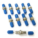 Lot of 10 Nordx/CDT A0372311, ST to ST Panel Mount Feed Through Couplers