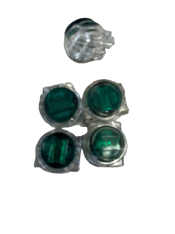 UG-R, #M Green[Comma] Tap Bridge[Comma] 19-26 AWG[Comma] 5pk